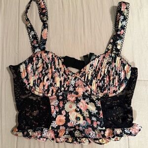 For love and lemons gardenia bustier top